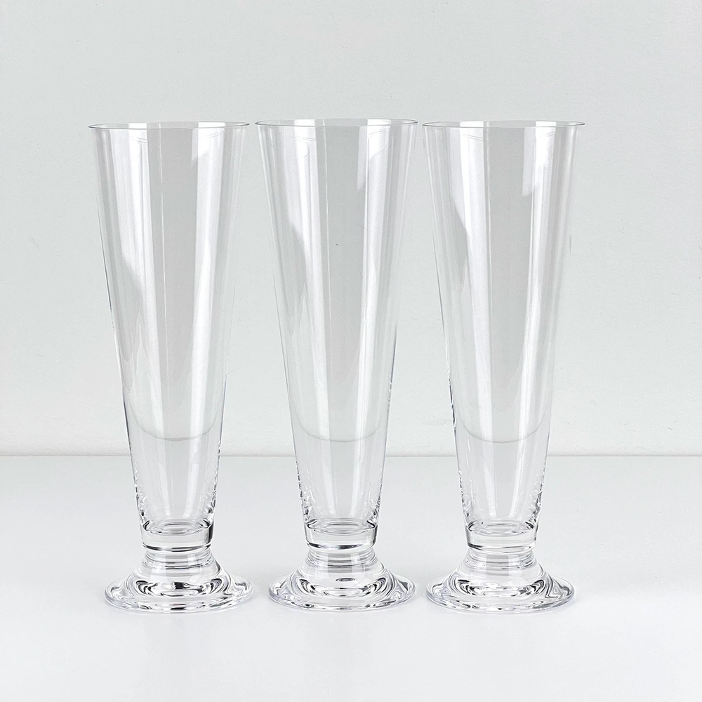 Marquis by Waterford Crystal Pilsner Glasses Set of 3 Clear 9 3/8" 16 oz